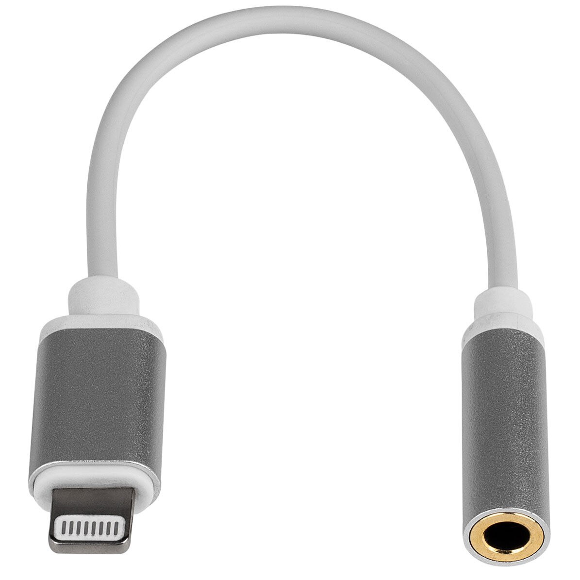 Apple MFi Certified 6" Lightning to 3.5mm Headphone Adapter